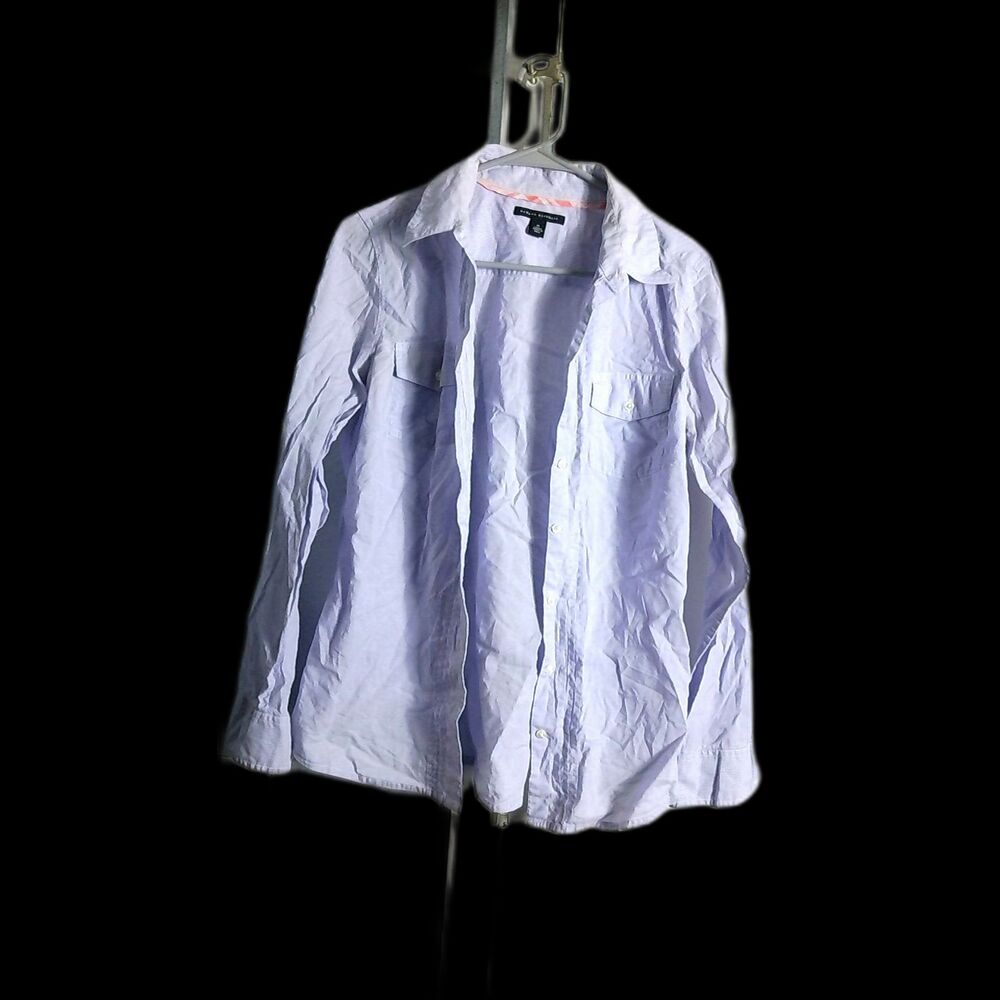 Women's Banana Republic Collard Dress Shirt Size M